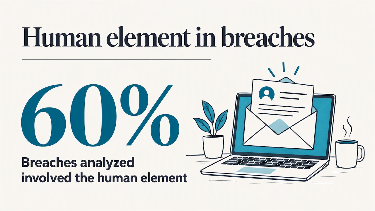 Verizon 2025 DBIR: the human element was involved in 60% of breaches analyzed